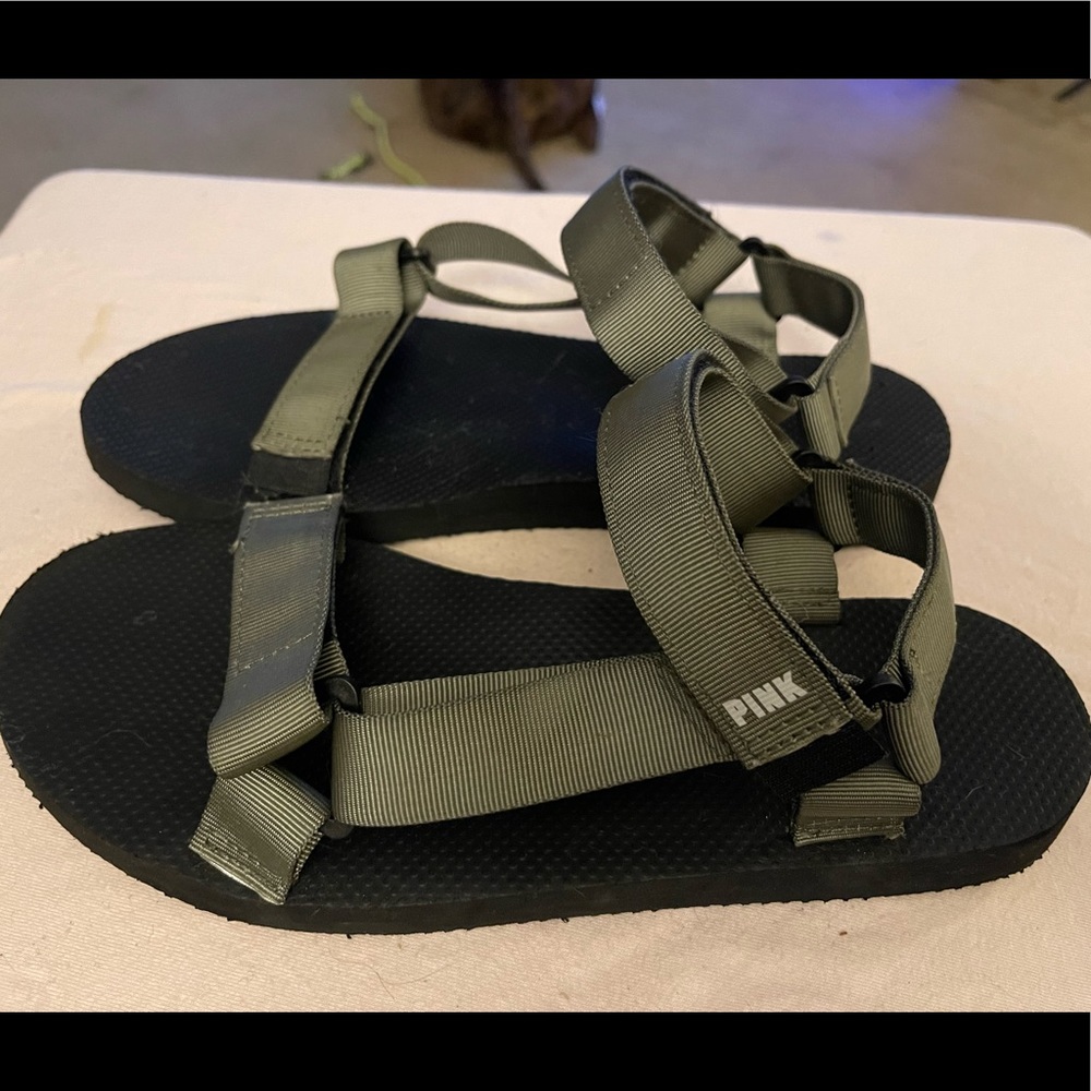 Pink sandals